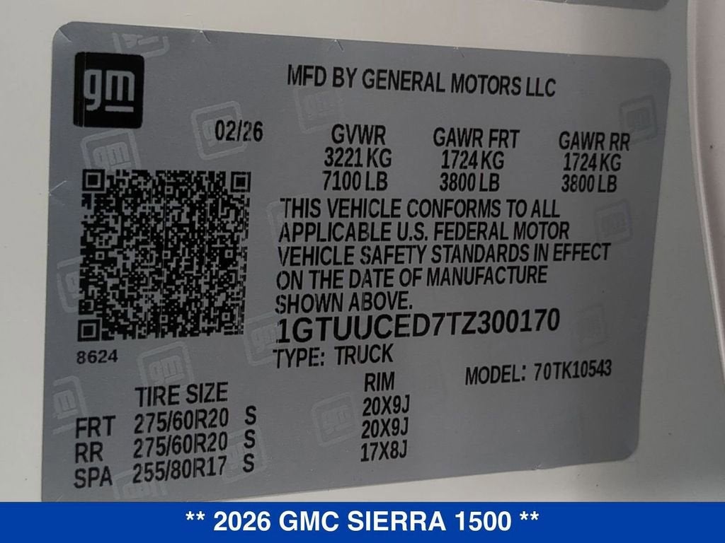 2026 GMC Sierra 1500 Elevation