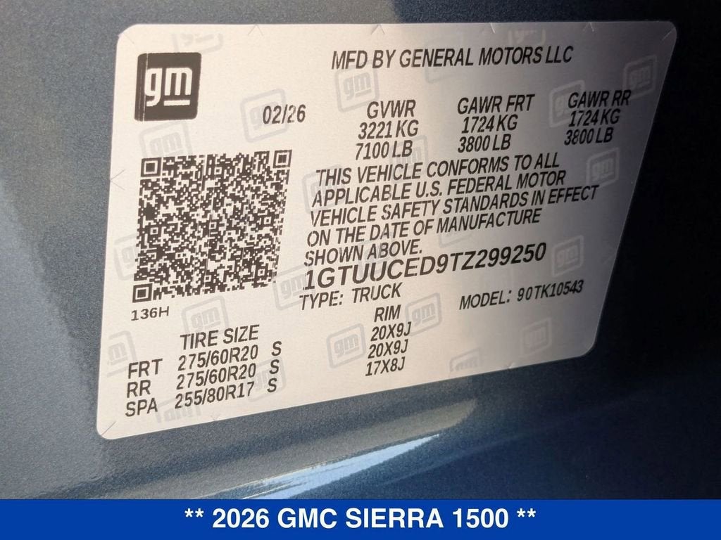 2026 GMC Sierra 1500 Elevation