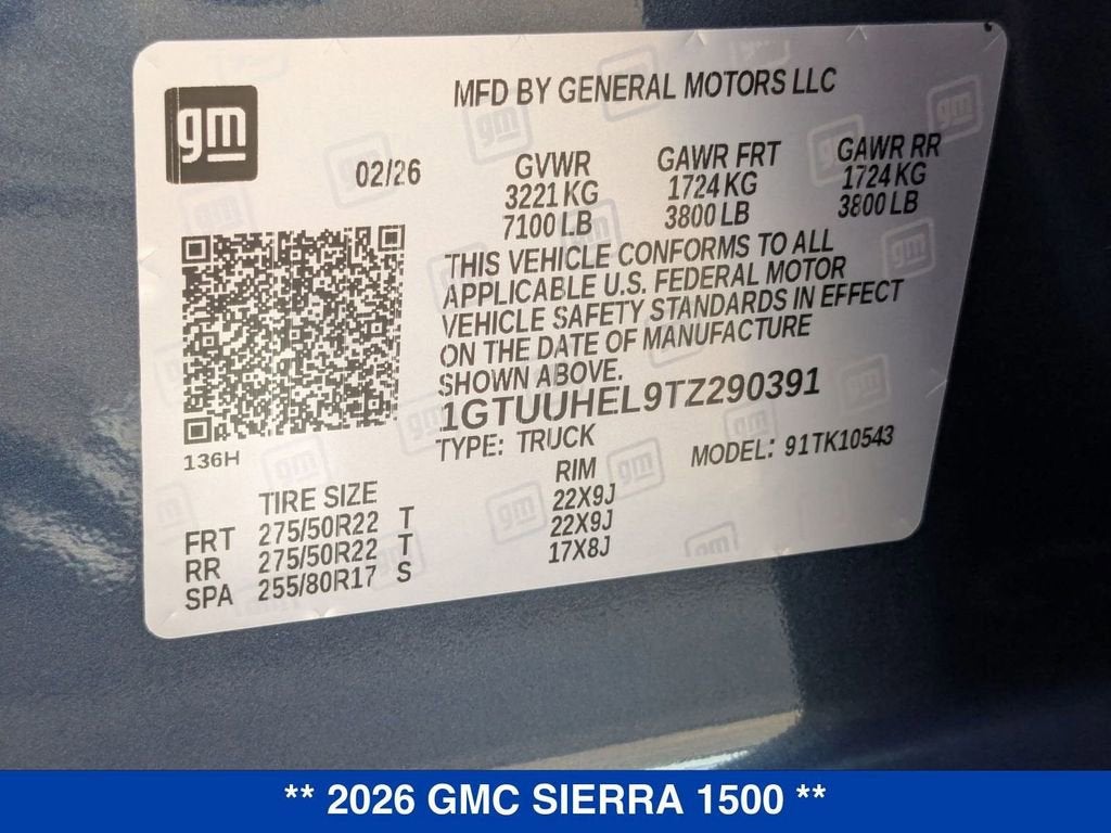 2026 GMC Sierra 1500 Denali Ultimate