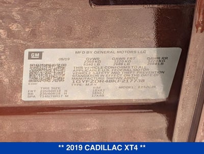 2019 Cadillac XT4 AWD Premium Luxury