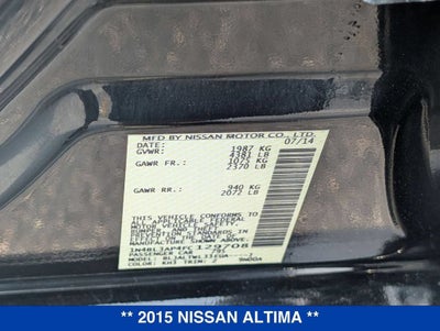 2015 Nissan Altima 3.5 SL