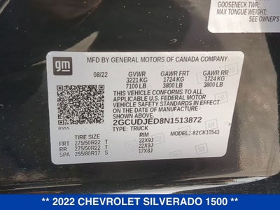 2022 Chevrolet Silverado 1500 High Country