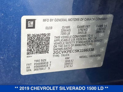 2019 Chevrolet Silverado LD LT