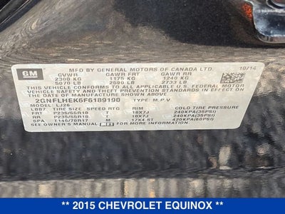 2015 Chevrolet Equinox LTZ
