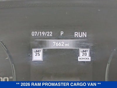 2026 RAM ProMaster Cargo Van Tradesman