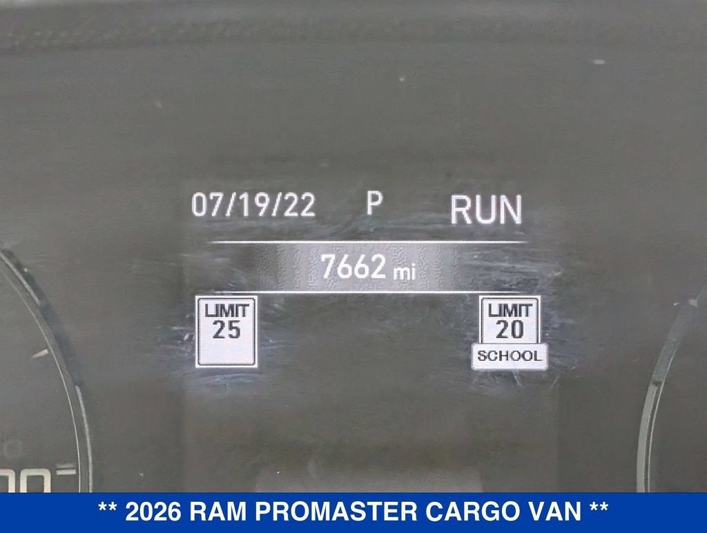 2026 RAM ProMaster Cargo Van Tradesman
