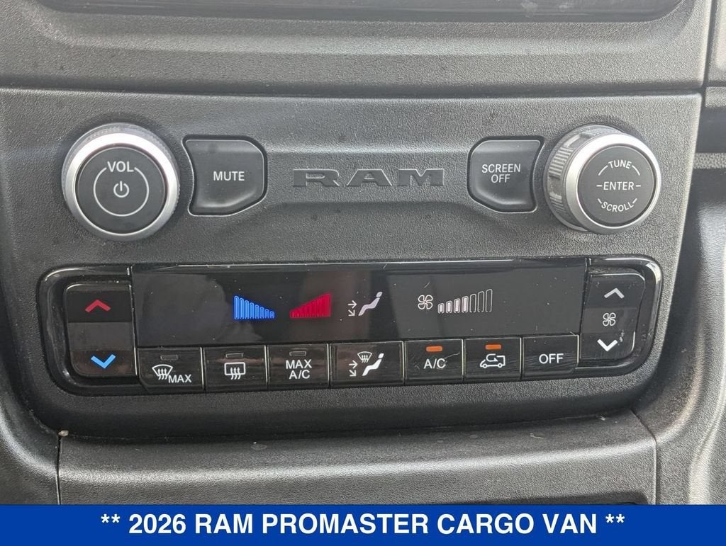 2026 RAM ProMaster Cargo Van Tradesman