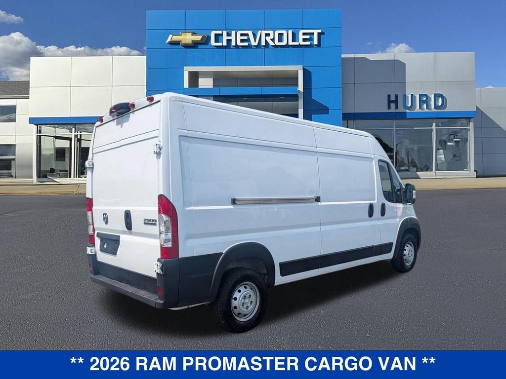 2026 RAM ProMaster Cargo Van Tradesman
