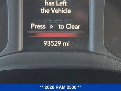 2020 RAM 2500 Tradesman Regular Cab 4x4 8' Box
