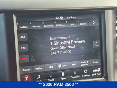 2020 RAM 2500 Tradesman Regular Cab 4x4 8' Box