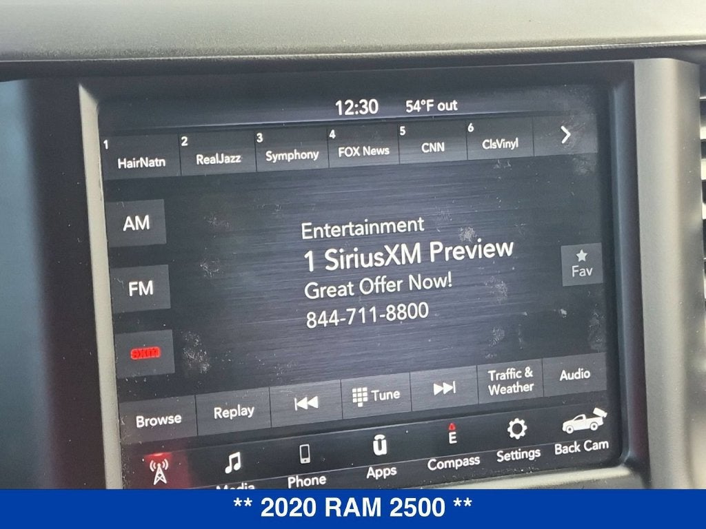 2020 RAM 2500 Tradesman Regular Cab 4x4 8' Box