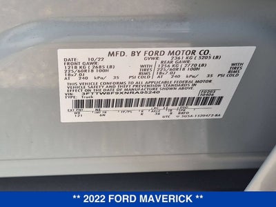 2022 Ford Maverick Lariat