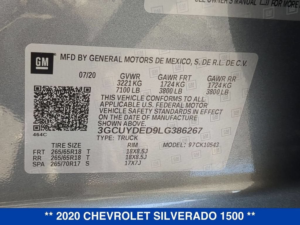 2020 Chevrolet Silverado 1500 LT
