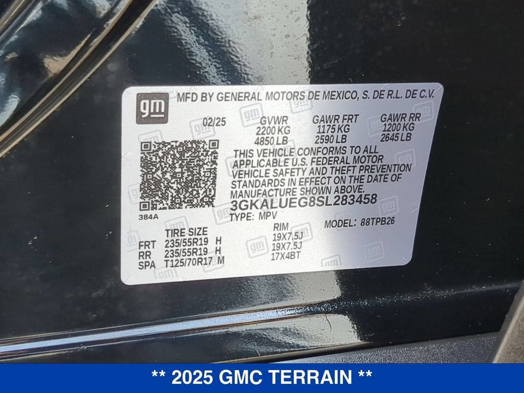 2025 GMC Terrain Elevation
