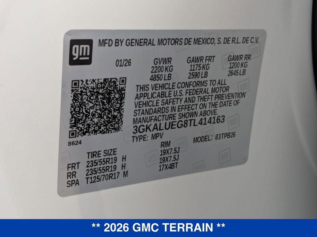 2026 GMC Terrain Elevation