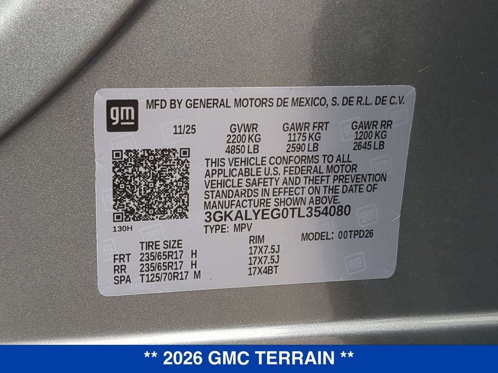 2026 GMC Terrain AT4