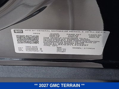2027 GMC Terrain Denali