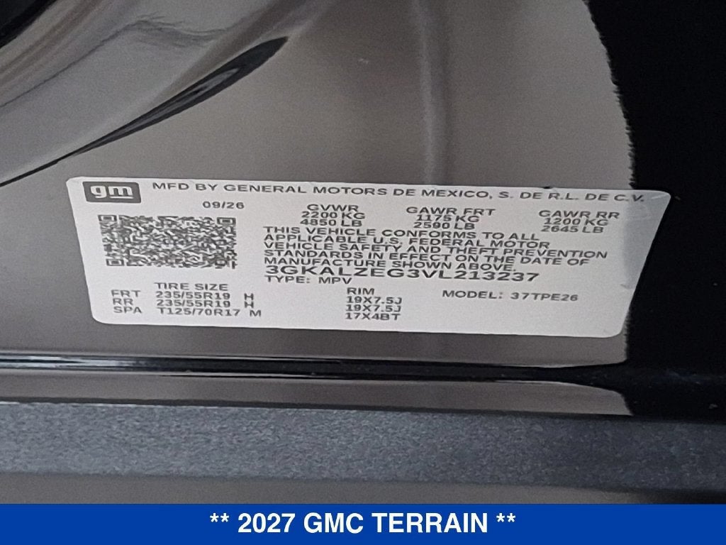 2027 GMC Terrain Denali
