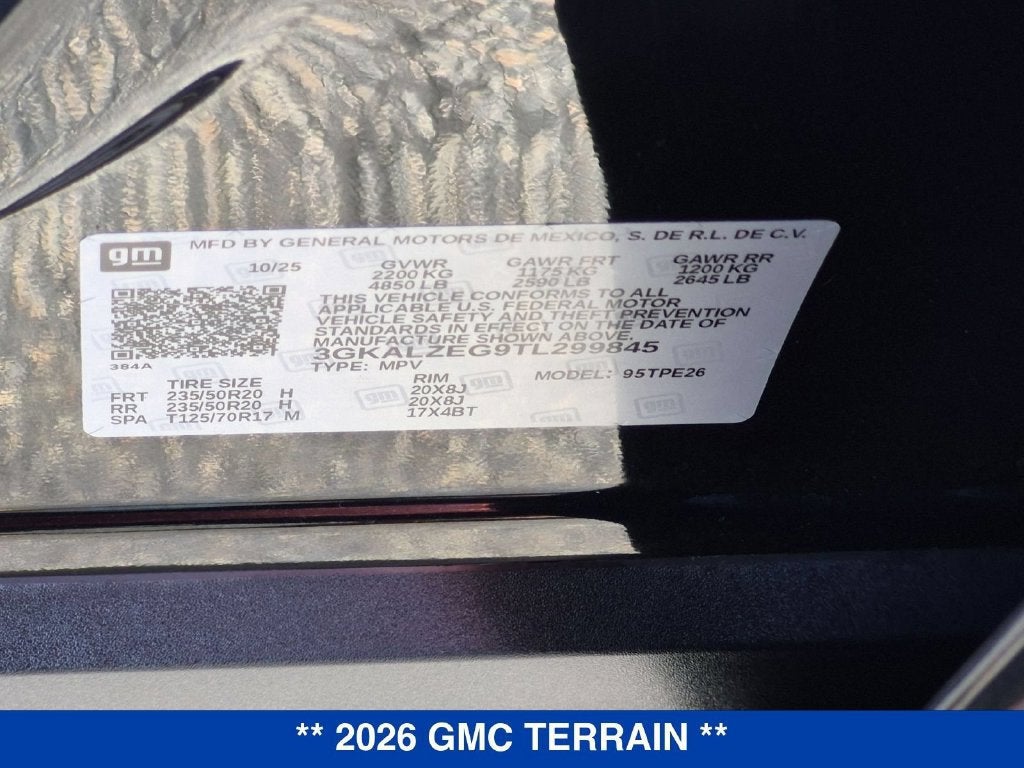 2026 GMC Terrain Denali
