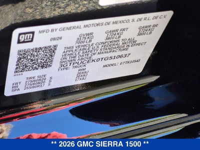 2026 GMC Sierra 1500 Elevation