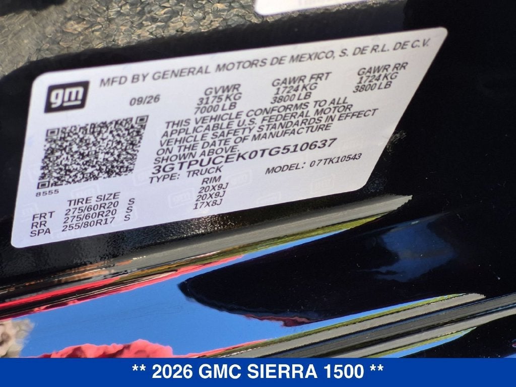 2026 GMC Sierra 1500 Elevation