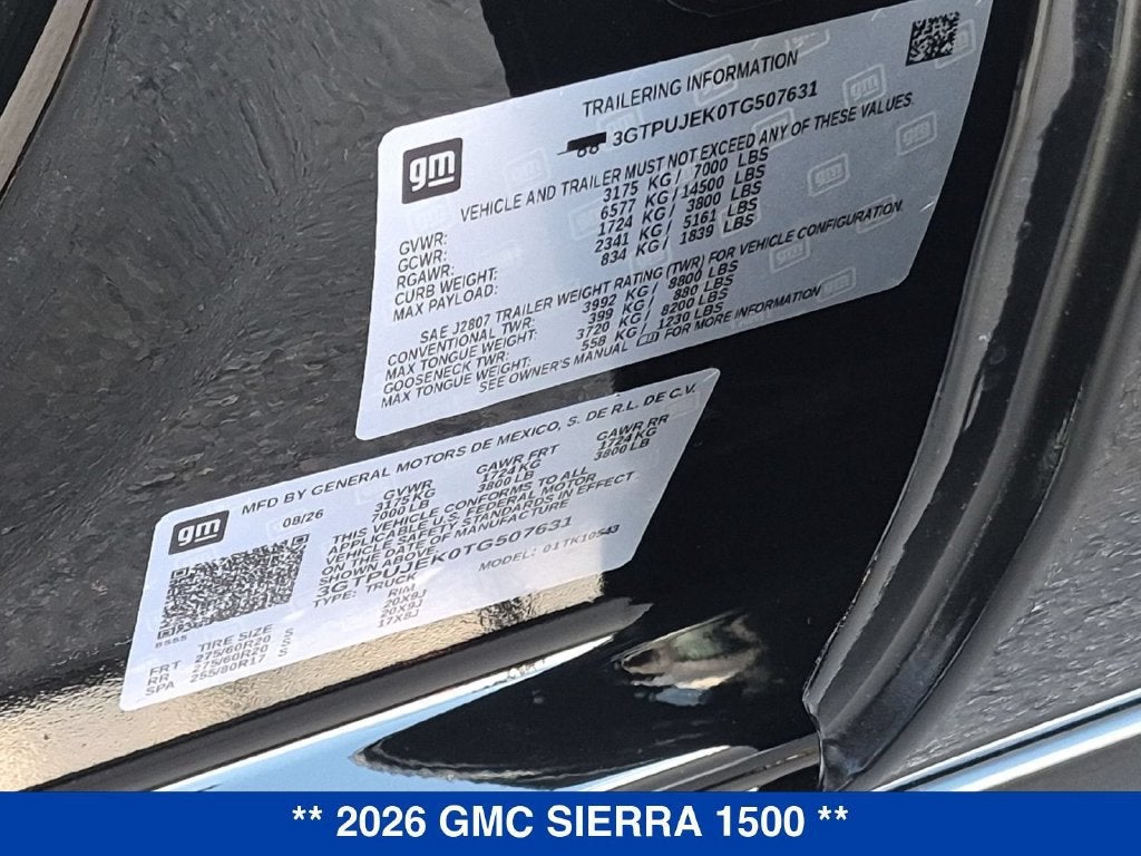 2026 GMC Sierra 1500 Elevation
