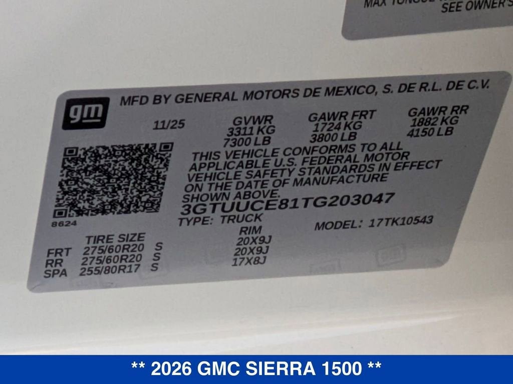 2026 GMC Sierra 1500 Elevation