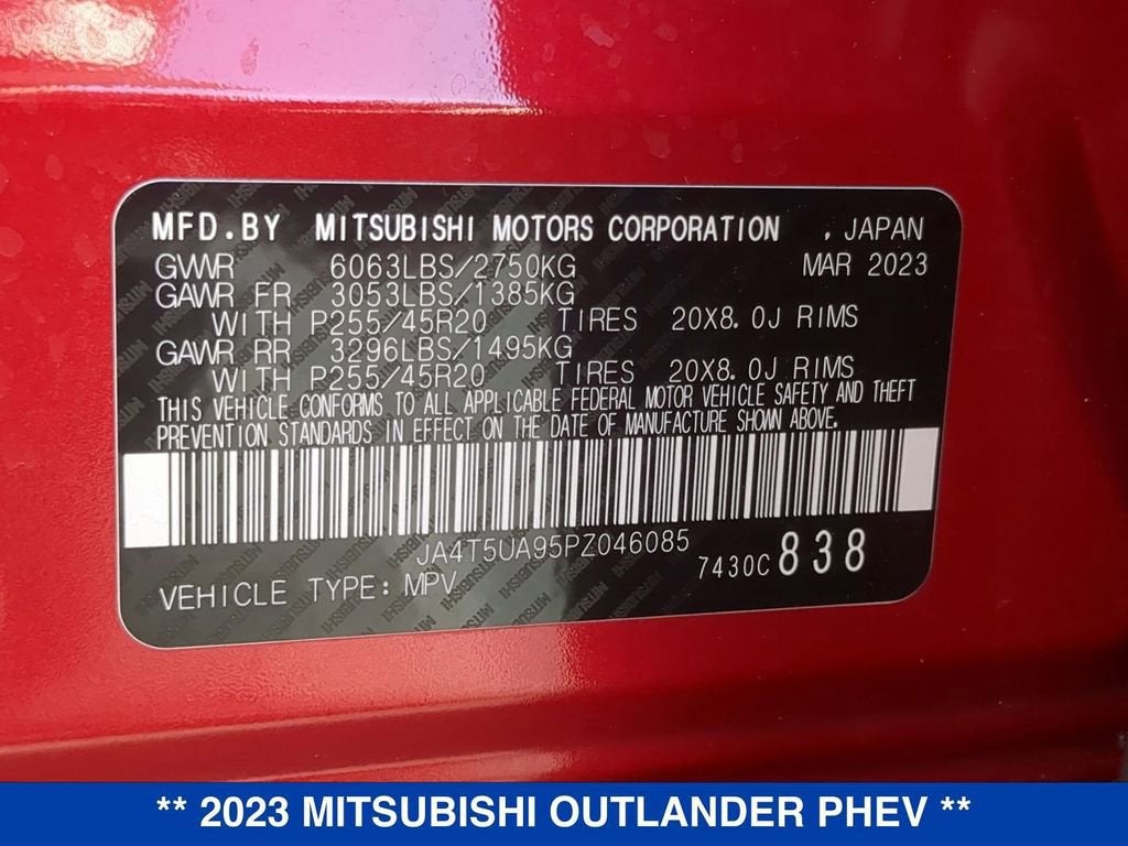 2023 Mitsubishi Outlander PHEV SE S-AWC