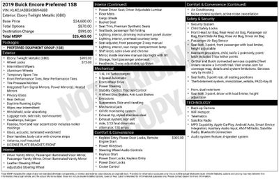 2019 Buick Encore Preferred
