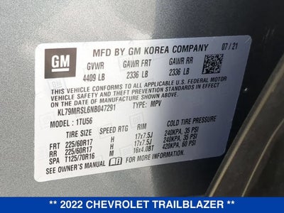 2022 Chevrolet Trailblazer LT