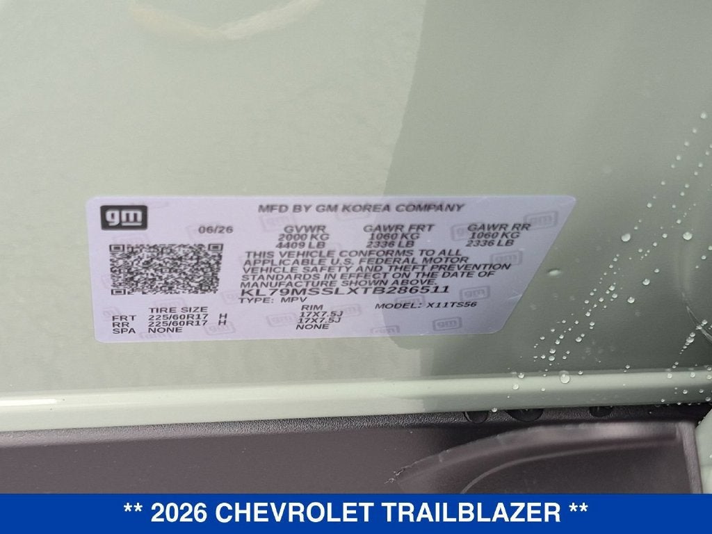 2026 Chevrolet Trailblazer ACTIV