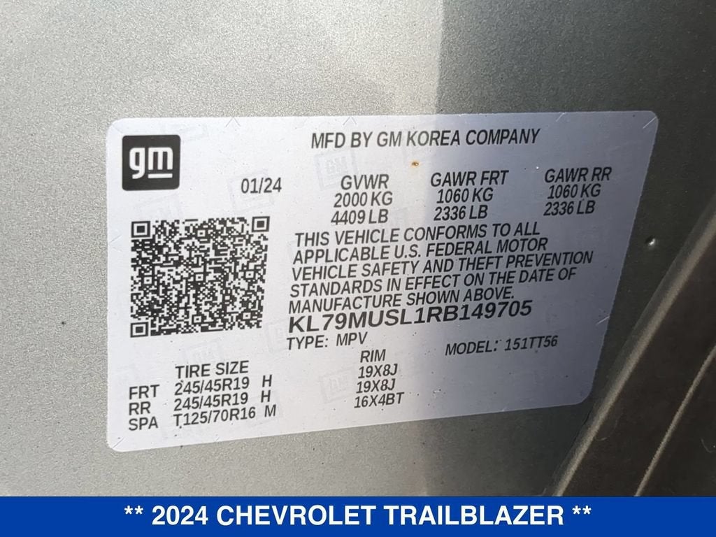 2024 Chevrolet Trailblazer RS