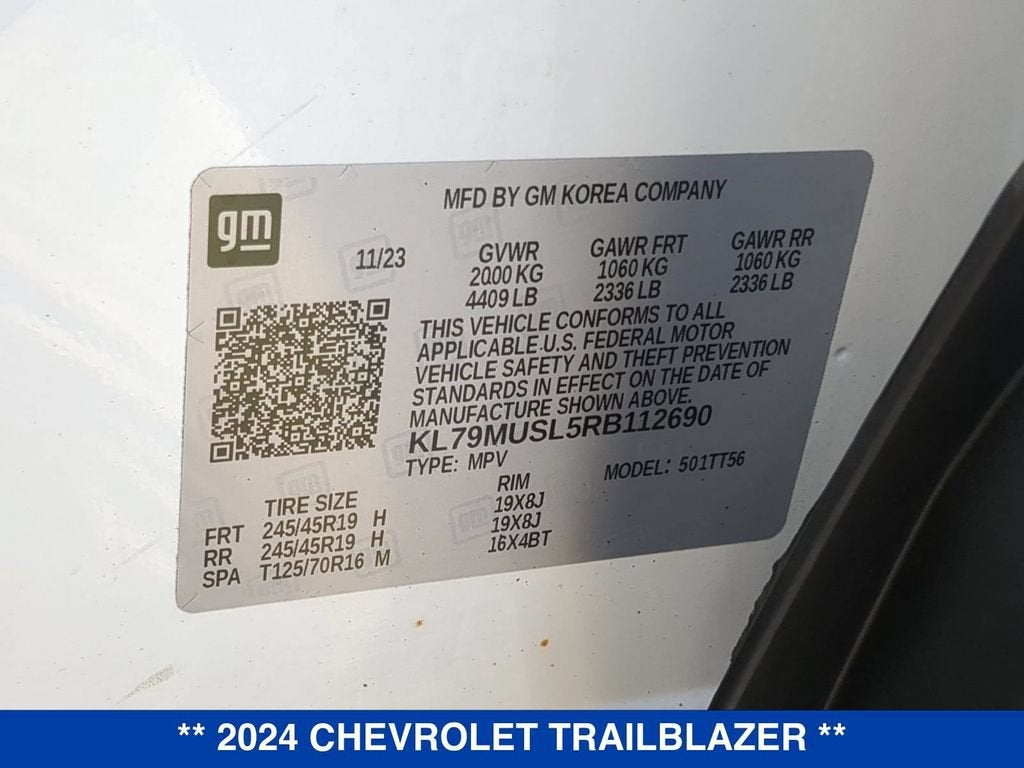 2024 Chevrolet Trailblazer RS