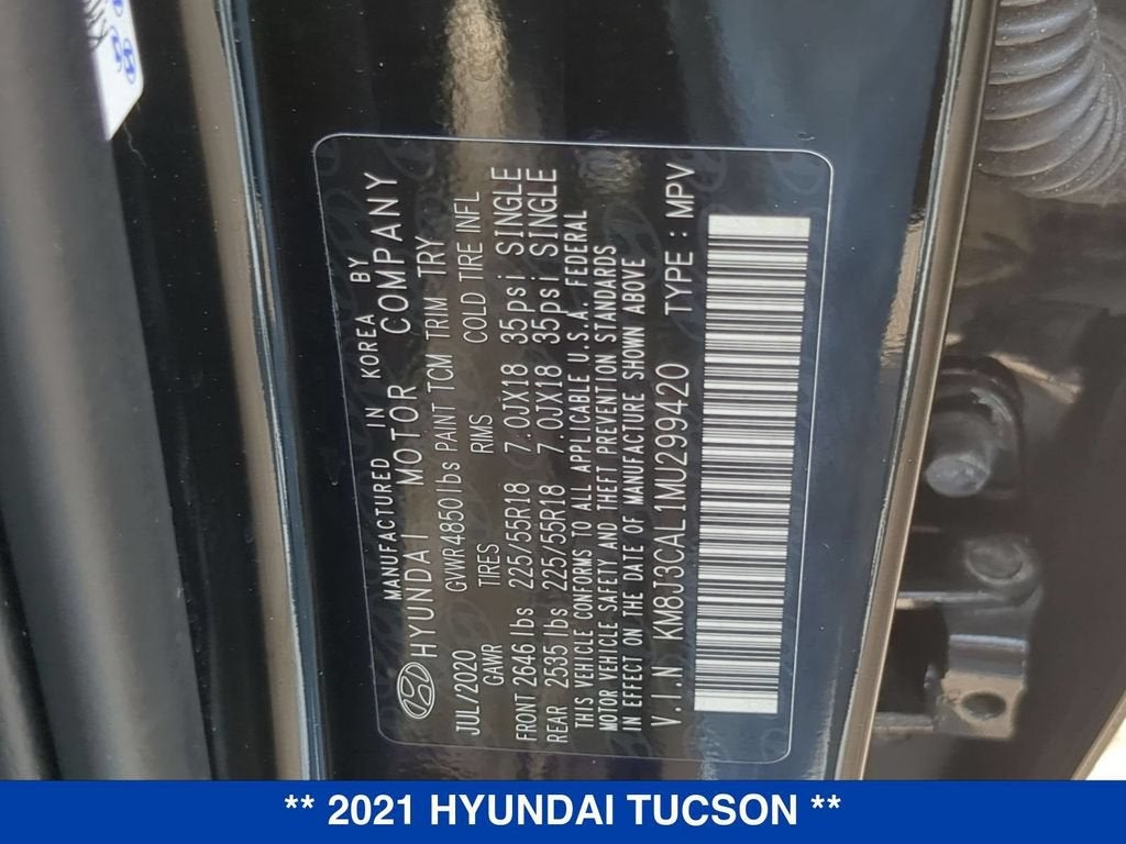 2021 Hyundai Tucson Ultimate