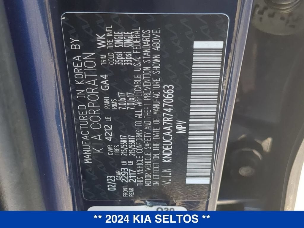 2024 Kia Seltos S