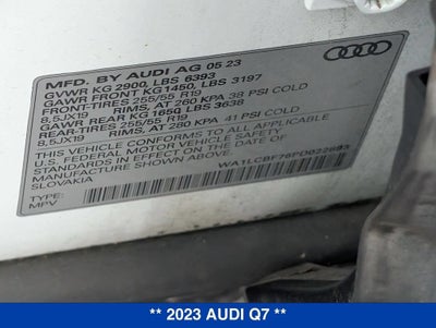 2023 Audi Q7 Premium Plus 45 TFSI quattro Tiptronic