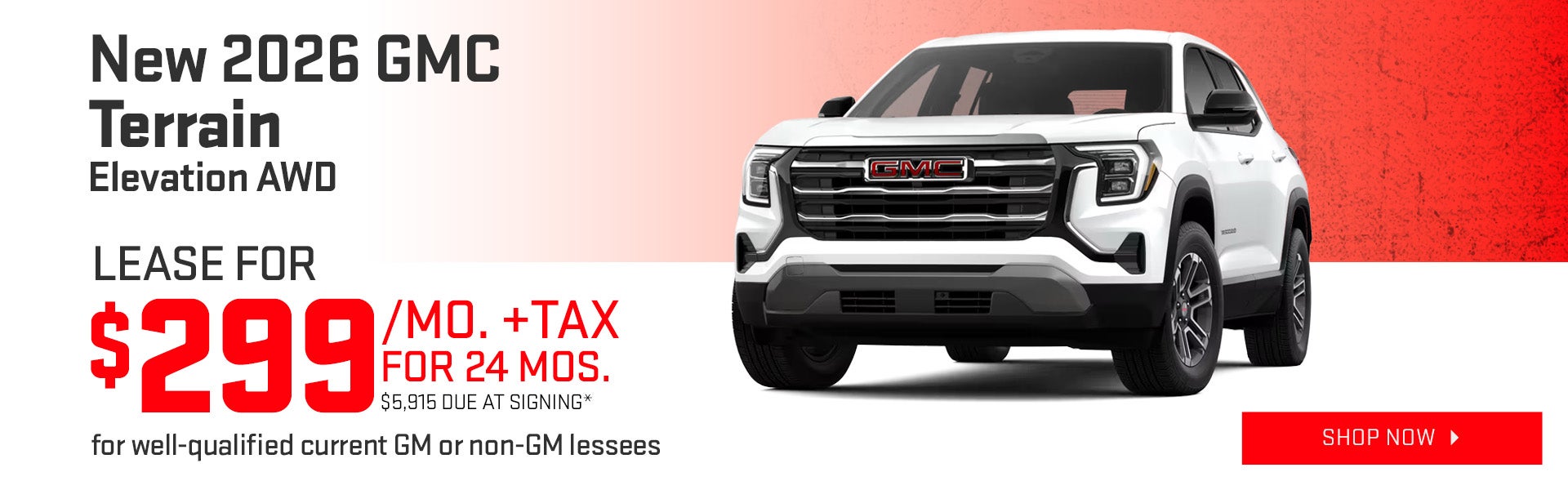 New 2026 GMC Terrain Elevation AWD