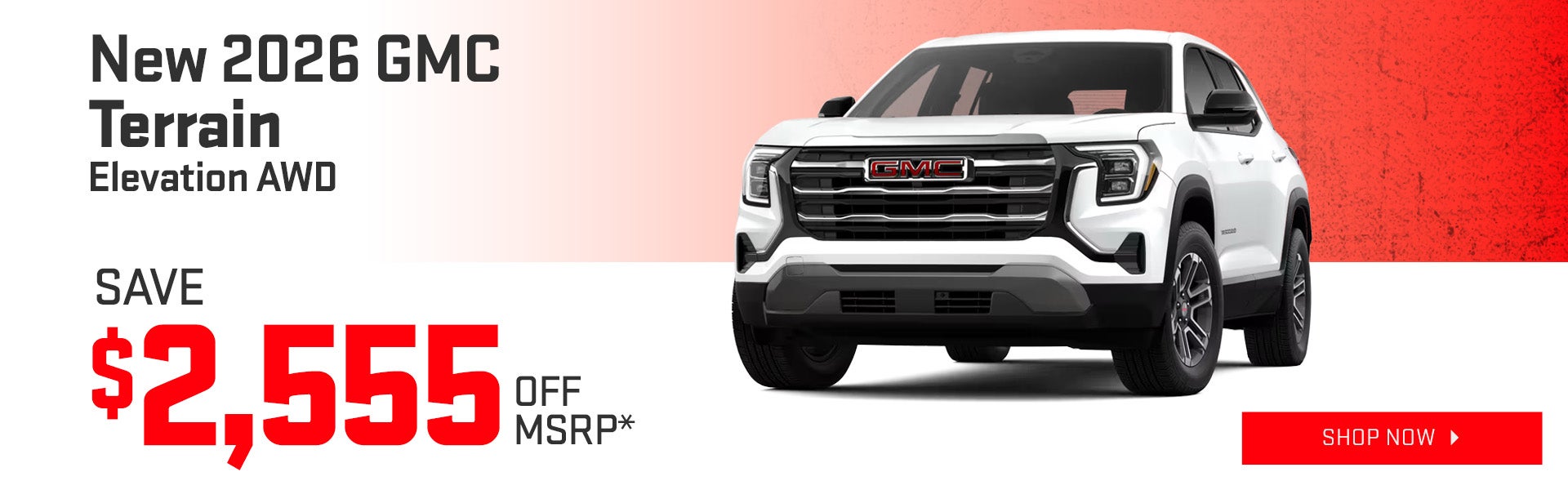 New 2026 GMC Terrain Elevation AWD