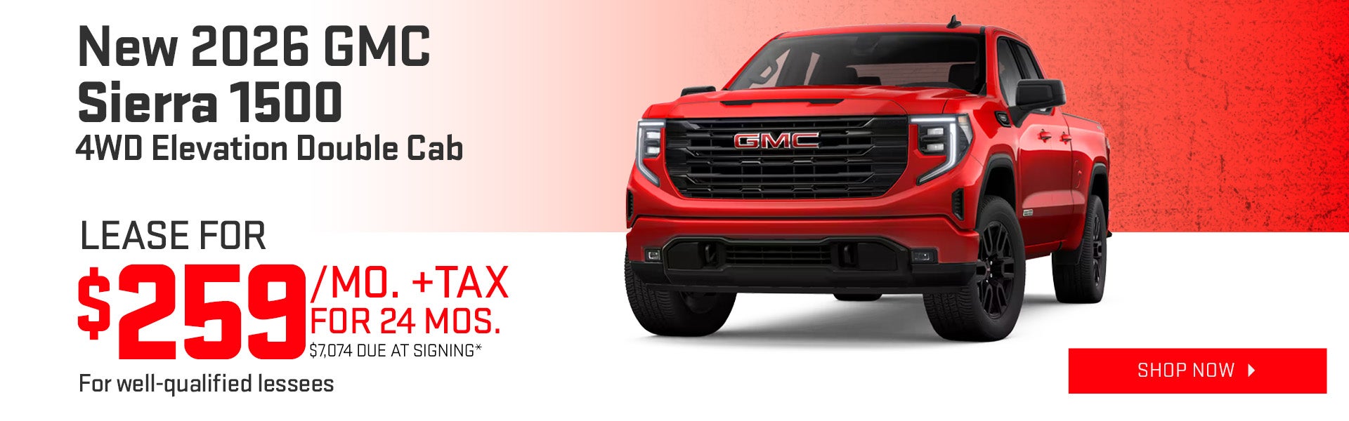 New 2026 GMC Sierra 1500 4WD Elevation Double Cab