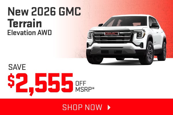 New 2026 GMC Terrain Elevation AWD