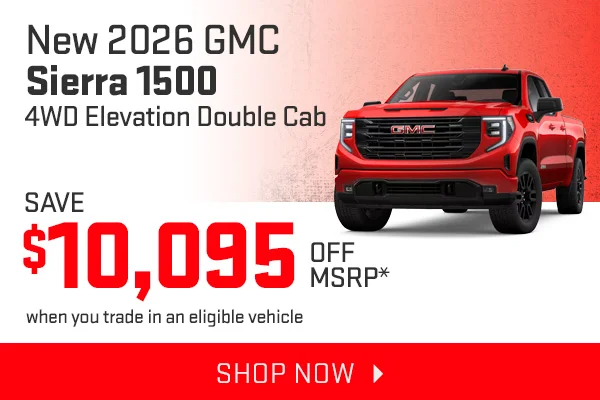 New 2026 GMC Sierra 1500 4WD Elevation Double Cab