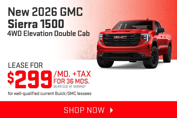 New 2026 GMC Sierra 1500 4WD Elevation Crew Cab