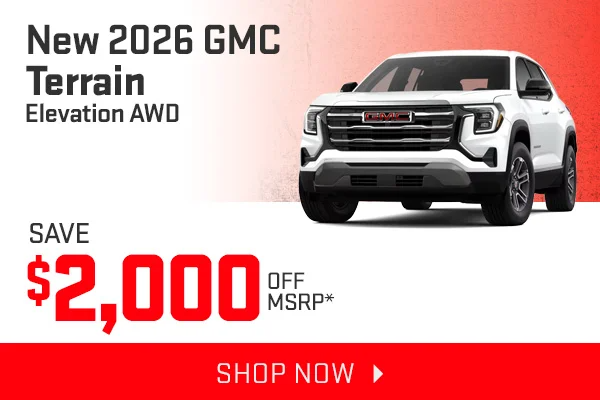 New 2026 GMC Terrain Elevation AWD