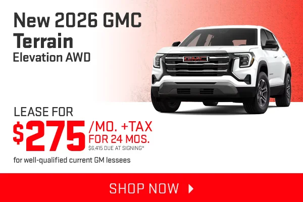 New 2026 GMC Terrain Elevation AWD